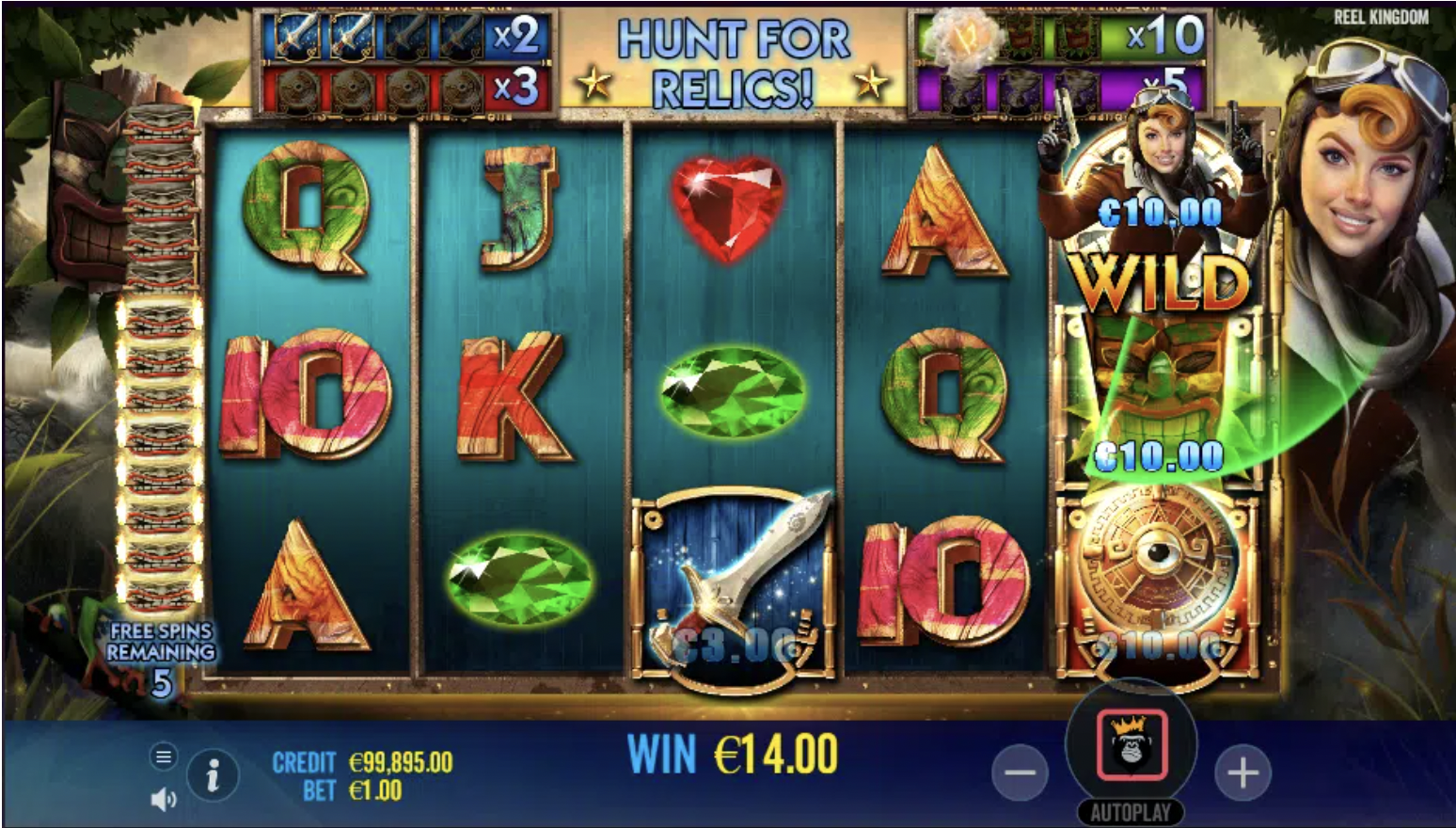 Bonus game in spirit of adventure