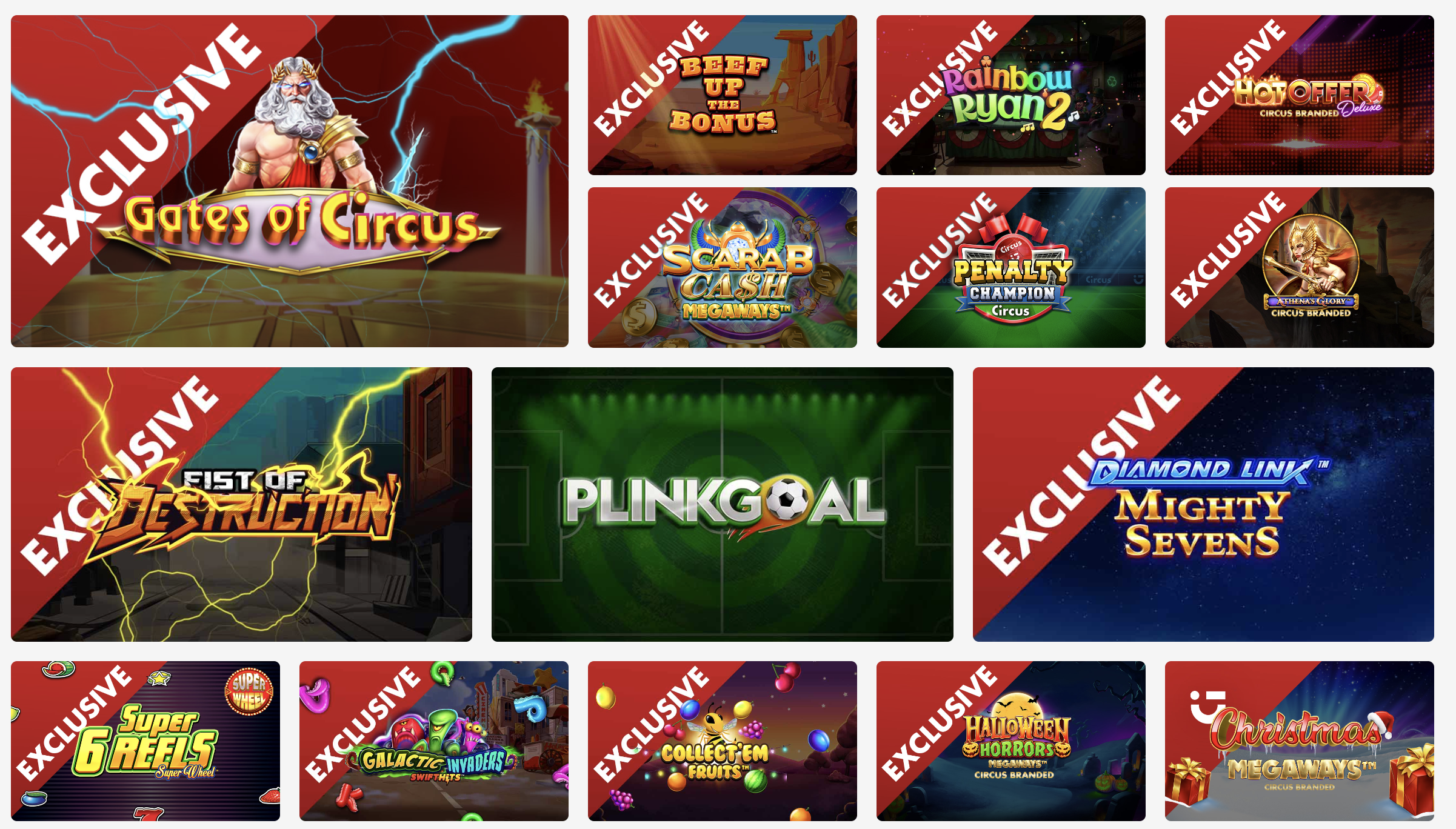 Circus Exclusieve Slots