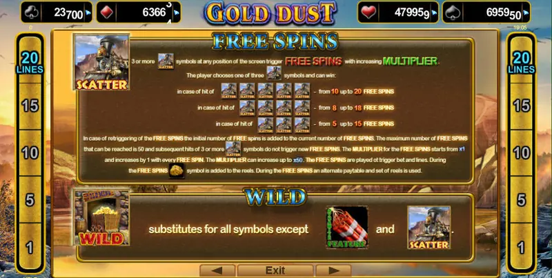 Uitleg Free Games Online Slot Gold Dust