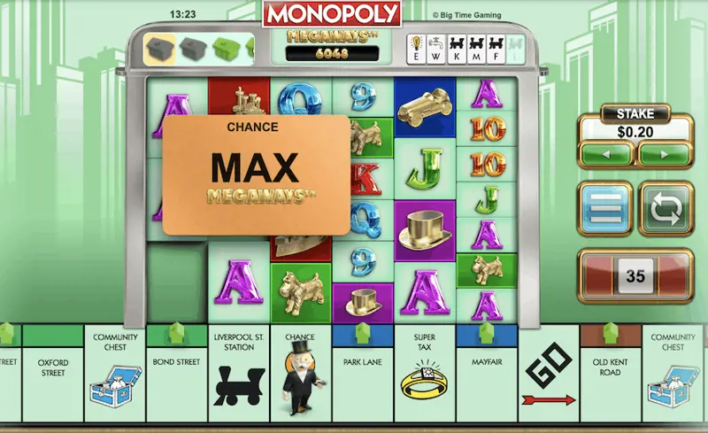 Kanskaart Monopoly