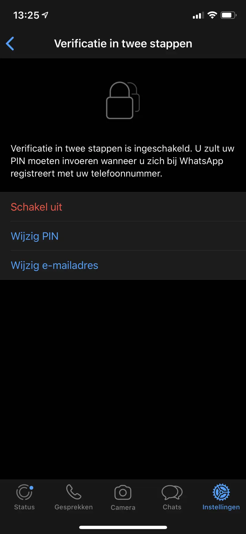 Whatsapp 2Factor Authentication