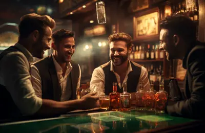Men At A Bar
