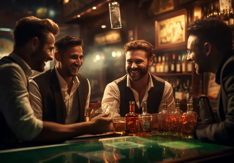 Men At A Bar