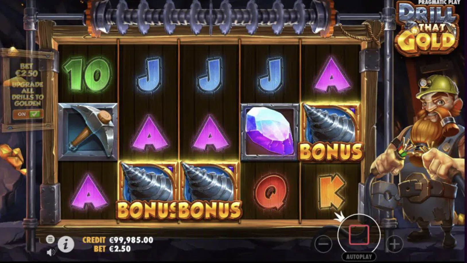 Bonus Drill that Gold