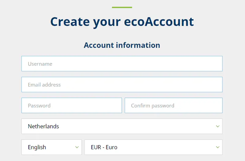 Account Openen Bij Ecopayz