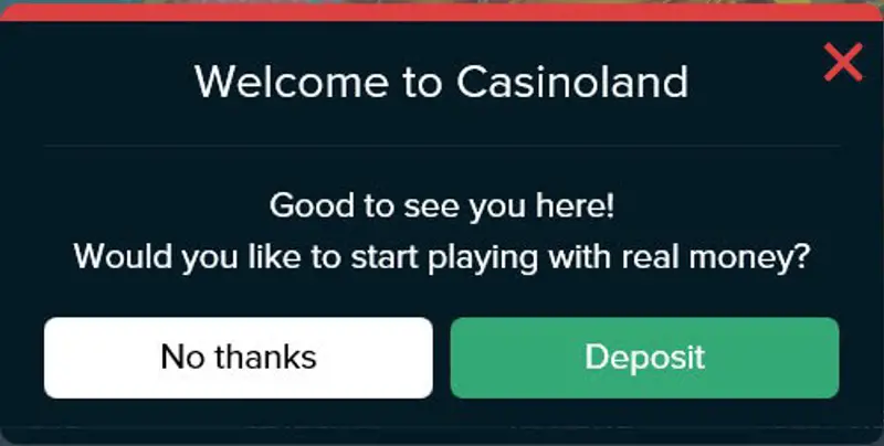 Na Account Te Hebben Aangemaakt Casinoland