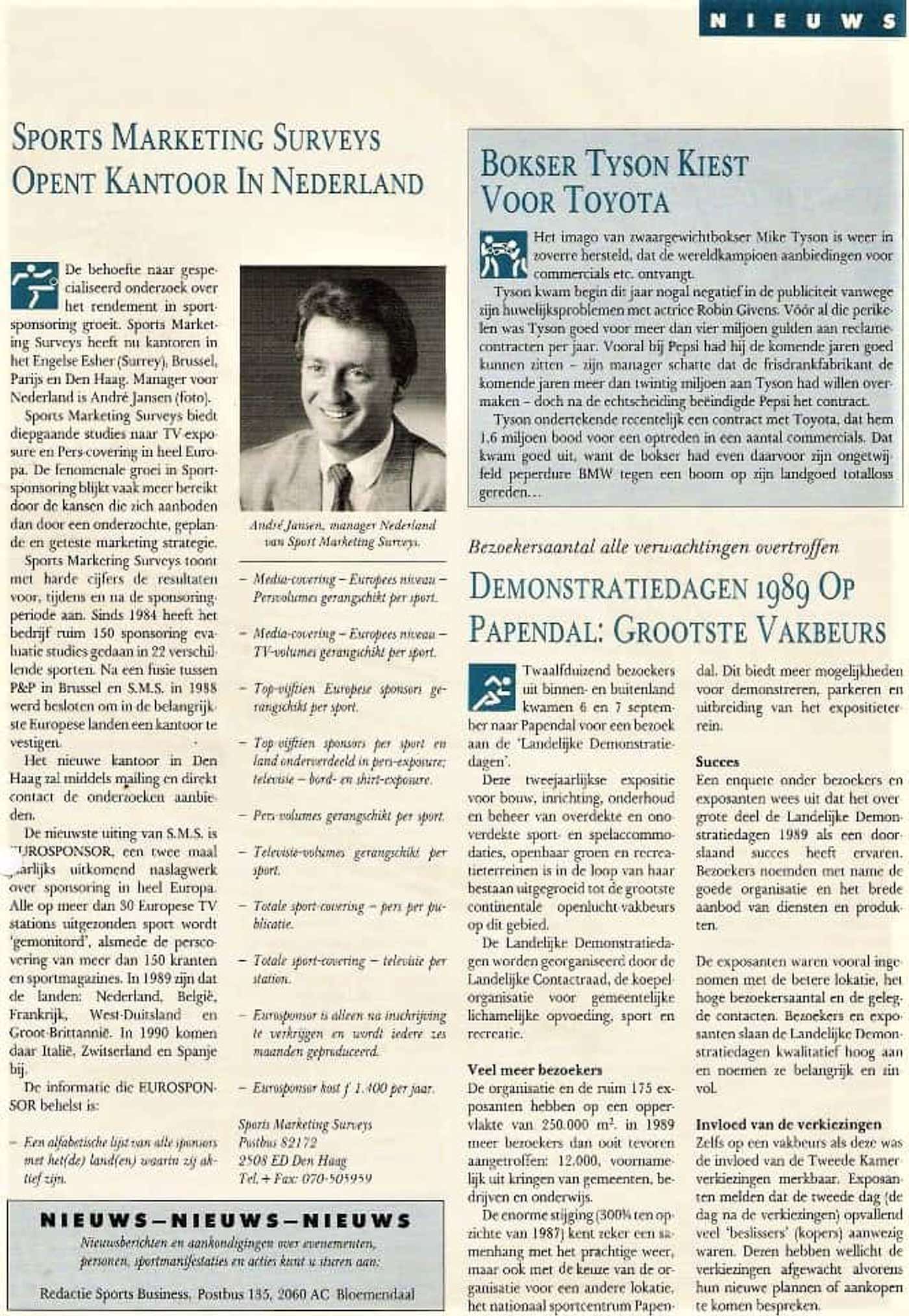 Artikel In Vakblad 1989