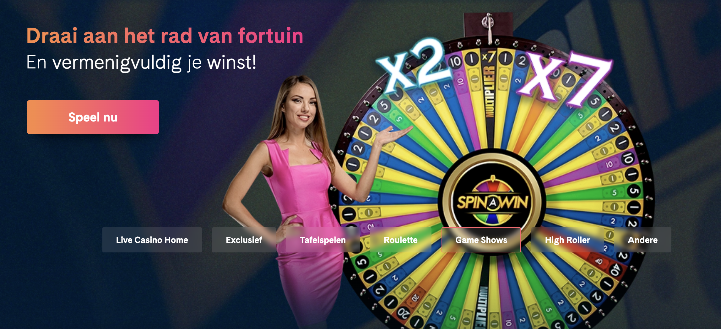 Spin a Win keuze