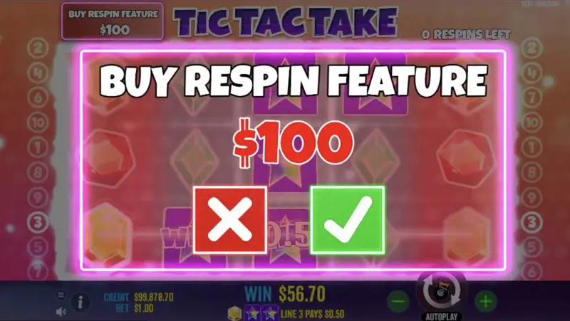 Tic Tac Take Bonus Buy