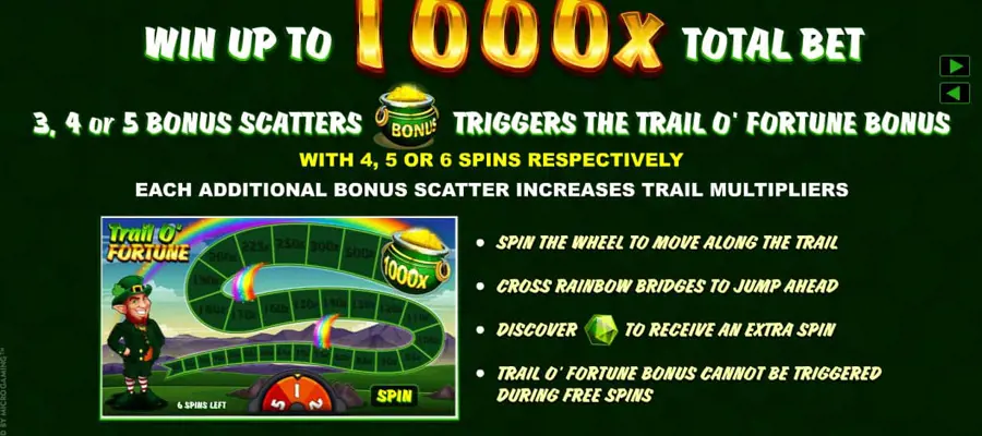 Uitleg Bonus Game Online Slot Lucky Leprechaun