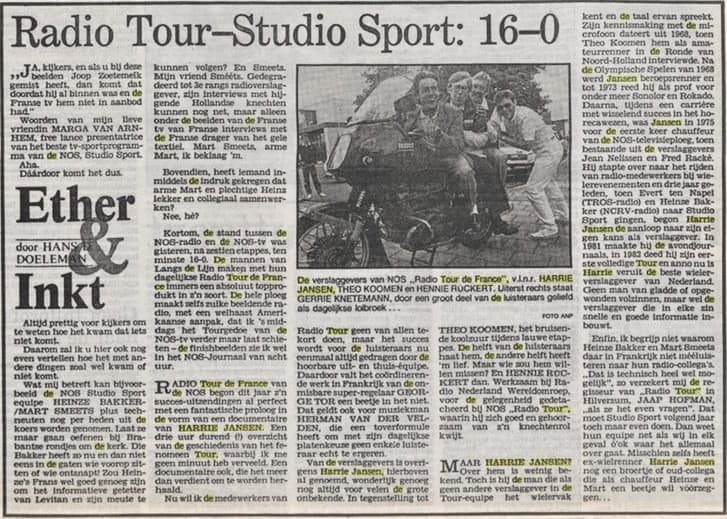 Harrie Jansen Theo Koomen Gerrie Knetemann