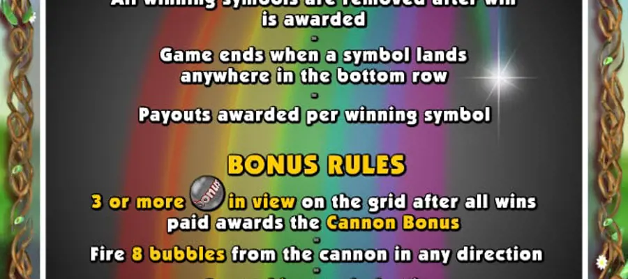 Uitleg Bonus Bubble Bonanza